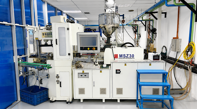 U-Lik molding machine on the factory floor